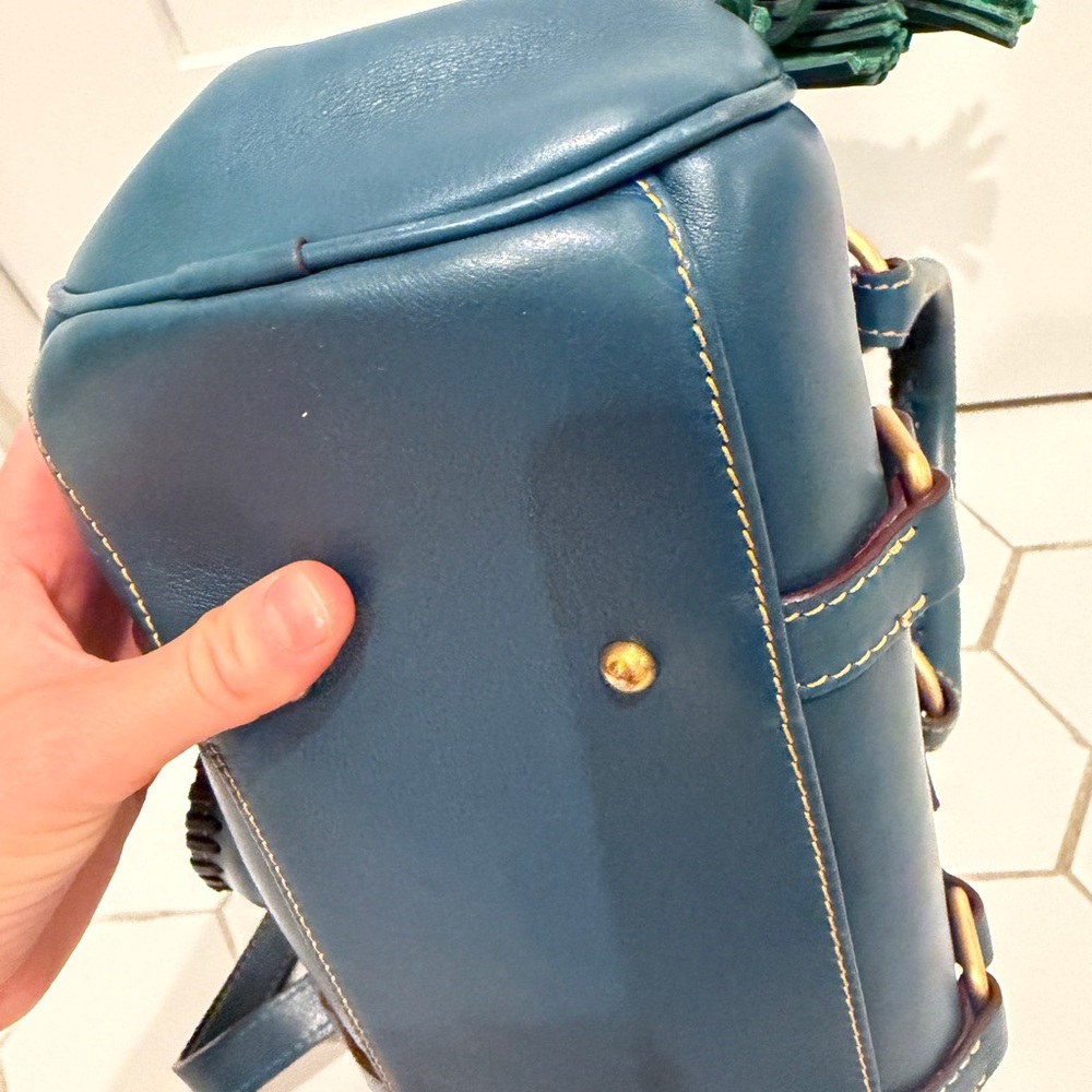 Dooney and Bourke Florentine Satchel Denim - Picture 6 of 6